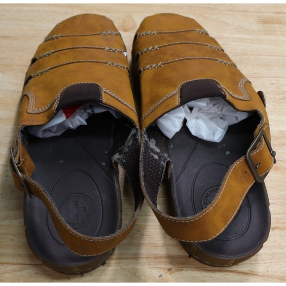 Dr. Martens Breckin AW004 Brown Slingback Clog  Shoes Sandal Mens Size 13 - Picture 3 of 15